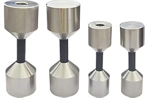 SUONE 1-1/8 "and 1-5/8" Diameter Flange Double Hole Pins,304 Stainless Steel Appearance is Beautiful and Smooth,Detachable Double Hole Flanges(4 Pcs)