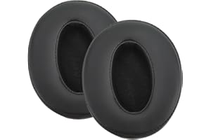 BRIOTA Headphones Earpads Compatible with Sennheiser HD Series, Headphone Covers for HD4.40BT HD4.50BTNC HD450 HD440, 2 Pcs Headphone Pads Replacement, Black Headphones Ear Covers