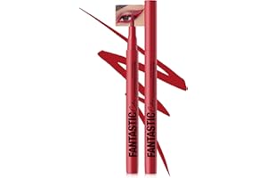 LYSDEFEU Mattes Liquid Eyeliner Pen Wasserfest,Bunt Eyeliner Pen Stift Hält 24 Stunden+,Pigmented With Long-lasting,Smudgeproof,Ultrapigmentiert,Schnell Trocknend Kreiert Definierte Linien,Veganer-05 Rot