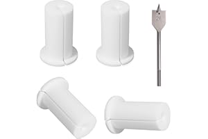 ANBOO 4PCS Kabelführungsset für Starlink, Wanddurchführungen für Wanddurchführung Kabel für Starlink Kabelrouter und Ethernet Adapter (Weiß)