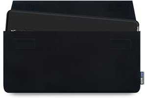 Adore June Keeb etui ochronne kompatybilne z Logitech Keys-to-Go Keyboard, praktyczne etui materiałowe do przenoszenia klawiatury, czarne