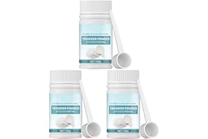 Firulab Adhésif thermofusible à Transfert numérique Blanc en Poudre DTF 100 g, prétraitement DTF pour Toutes Les imprimantes DTF et DTG, pour Tous Les Tissus