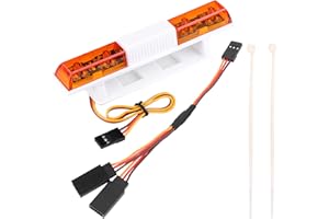 LEAPITURE RC LED Light RC Flash Light RC Car LED Light RC Car Indicator Lights RC Accessory Model Car Alert Lights Flash Kit for RC Cars Enhanced Visibility Light for Night Safety