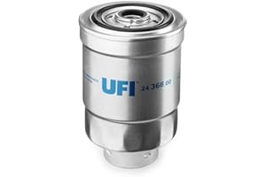 UFI Filters, Filtro Gasoil 24.366.00, Filtro de Combustible Diésel de Recambio, Apto para Coches, Apto para Modelos de Asia Motors, Bedrod, Chevrolet, Dodge, Holden, Hyndai y Kia