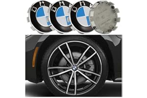 FYJCXCMP 4-Teilige Radabdeckung 68mm Radabdeckung, Hochwertige Abs-Radabdeckung, Polierte Oberfläche Der Radabdeckung