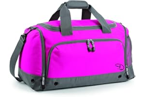 Joggaboms Gym Bag Swim Bag Sports Holdall for Adults and Kids - Athleisure Sports Backpack - Waterproof - Strong stitching and thick padded handles - Handy zipped wet pocket and shoe compartment