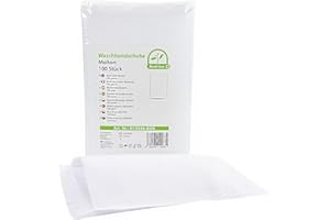Jetable Gants de Toilette Einmalwaschlappen (Lingettes et Serviettes Jetables) Molton de Medi-Inn - 100 Stück
