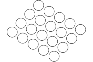 QUARKZMAN 22mm x 20mm x 1mm Nitrilo Goma Juntas Tóricas x 20uds Redondo Junta Arandela para Grifo Plomería Reparación Sellado Conexión [Negro]