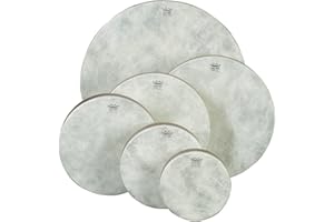 Remo World Percussion - Frame Drum Pretuned - 10" x 2" - Acousticon Kessel, Fiberskyn 3 Fell, Walnut Finish - HD-8510-00