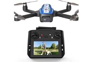 LE-IDEA GPS Drone avec Caméra 4K pour Adultes, Drone 4k avec Écran 4,5 Pouces, Retour Intelligent GPS, Fonction Follow Me, Mode 3 Vitesses, Moteurs Sans Balais, IDEA36LCD pour Adultes et Débutants