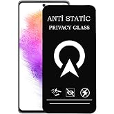 KZY İLETİŞİM Samsung Galaxy A73 ile uyumlu Tam Kaplayan Anti Statik G&ouml;r&uuml;nmez Safir Ekran Koruyucu Hayalet Cam