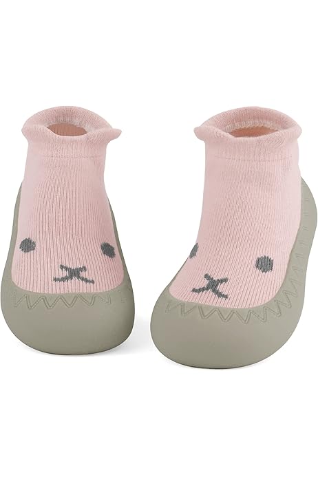 Baby Slippers 12-18 Months Baby Boy Girl Non-Skid Indoor Infant