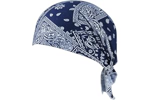 ASUDARO Bandeau d'echarpe de Pirate de Cyclisme Casquette de Foulard Tête Hommes Femmes en plein air Écharpe Fonctionnelle Respirant Séchage Rapide Ajustable Chapeaux de Sport Bandana
