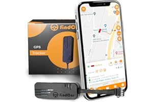 FindCar - Localizador GPS para Coche Moto y Camión con Conexión Directa a la Batería y SIM Integrada, Rastreador con App, Alerta Antirrobo, Geovalla y Exceso Velocidad, Suscripción Flexible