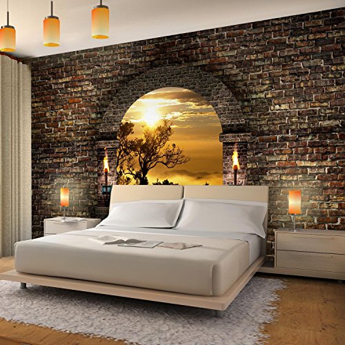 Fototapete Tropical Sunset 308 x 220 cm – Vliestapete – Wandtapete – Vlies Phototapete – Wand – Wandbilder XXL – !!! 100% MADE IN GERMANY !!! Runa Tapete 9025010a - 3