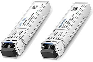 QSFPTEK Moduł SFP+ 10G-LR 10 km 10GBASE-LR 1310nm 10 km DDM LC 10 GB SFP+ Transceiver do Cisco SFP-10G-LR, Ubiquiti UF-SM-10G, Mikrotik, Zyxel, Qnap NAS, D-Link i innych otwartych