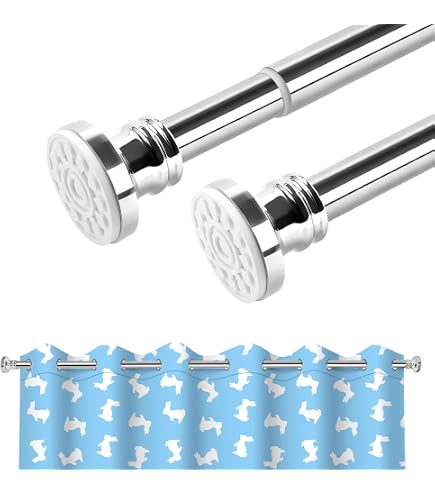 Annakideya 304 - Supporto per asta da armadio, in acciaio INOX 304, supporto per asta per tende, supporto per estremità M25, confezione da 4