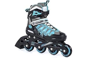 SMJ sport 82A ABEC5 Fitness PW-150 Women's Inline Skates Turquoise