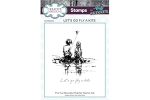 Andy Skinner Craft Stamp, Rubber, Grey, 3.5 x 5.25 in