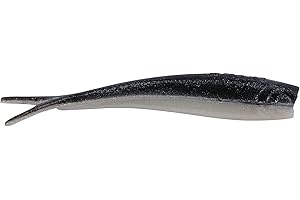 Berkley Gulp! Alive! Minnow Fishing Soft Bait, Black Shad, 1in - Jar