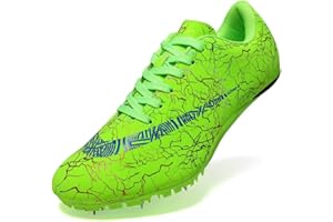 AOLEXWU Track Spikes Schuhe Field Distance Running Herren Spikes Sprint Sneakers Athletic Race Jumping Atmungsaktiv Training Leichte Trainingsschuhe für Herren Mädchen Frauen