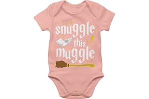 Shirtracer - Baby Body Junge Mädchen - Baby Strampler Mädchen & Junge - Snuggle This Muggle Harry