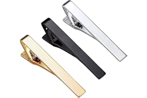 Lansonee 1 Pcs Men's Tie Clip Long Tie Clip Suitable For Men's Daily Life Wedding