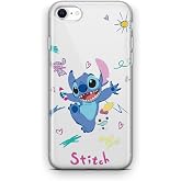Multitronic iPhone 7 ve 8 Uyumlu Stitch Tasarım Baskılı Şeffaf Kılıf, strlght7i169