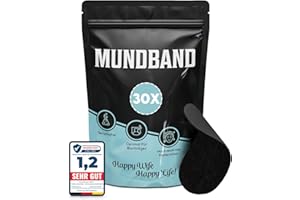 ‎PERFEKT-SCHLAFEN24 Perfekt-Schlafen24® 30x Anti-Schnarch Mundpflaster in schwarz - Das unverzichtbare Mund Tape Schlafmittel und Snore Stopper für tiefen, erholsamen Anti-Snore Schlafgenuss