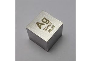 CHINAIUM 10 mm Silber Metall Cube 99,99% 10,5 Gramm Element Ag SPECIMEN
