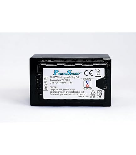 Buy Rechargable Lithium-Ion Battery for Panasonic VW-VBD58 (7.2 V