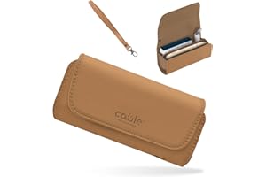 Cable Technologies Hochwertige Schutzhülle aus Kunstleder für IQOS 3/3 Duo/2.4/2.4 Plus, Etui aus Leinen und PU-Leder, Organizer Iqos, Schutzhülle/Tasche für elektronische Zigaretten, Zubehör