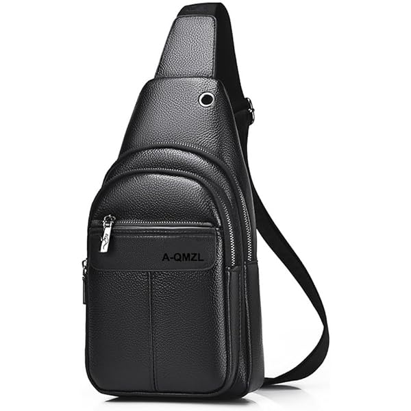 Borsello A Tracolla Uomo - In Pelle PU, Impermeabile, 15x6x30 Cm, Multiscomparto - Foto 2