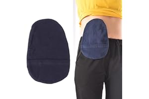 FYEARFLY Funda Para Bolsa De Ostomía, Funda Para Bolsa De Colostomía De Algodón Suave, Funda Para Bolsa De Ostomía Transpirable, Lavable Y Reutilizable, Para Pacientes De Edad Avanzada(Armada)