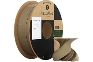 ‎KEXCELLED kexcelled Matte PLA Filament 1,75 mm +/- 0,03 mm, Glanzfreie Farbe, Matt Textur, 3D Drucker Filament, 1 kg Spule (2,2 lbs), Passend für die Meisten FDM Drucker, Ordentliche Wicklung, Malz-Ton