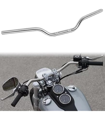 Alzatine Manubrio Cromo 3.5" Per Harley Sportster, Dyna, Softail - XMMT - Foto 2