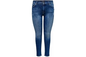 ONLY Carmakoma Damen Carwilly Reg DNM Tai Noos Skinny-fit-Jeans