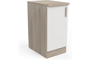Demeyere Mueble de Cocina, Madera de ingeniería, Blanco, 40 x 60 x 85 cm