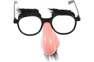 MAGICLULU 1 Stück Lustige Verkleidungsbrille Große Nase Lustige Brille Mit Augenbraue
