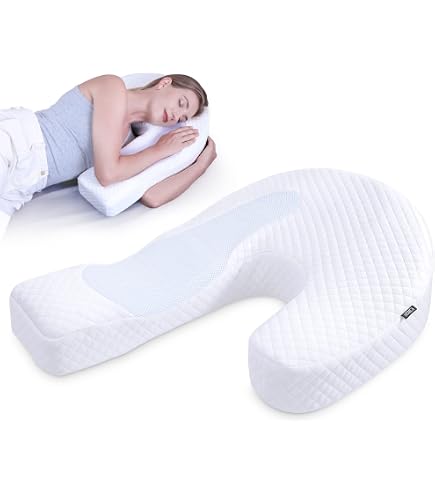 Oreiller en forme de U pour dormir le cou et le dos, sommeil latéral, pro thérapeutique, solide, pour le cou et le dos, la colonne vertébrale, pour la santé du sommeil