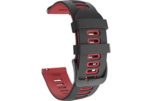 OVERSTEP Armband Kompatibel mit Garmin Vivoactive 3/Venu/Vivomove 3/Luxe/Style/HR, 20mm Weiche Silikon Armbänder Sport Ersatzband für Vivoactive 3 Music/Forerunner 245/645 Music