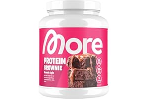 ‎MORE NUTRITION More Protein, Brownie Style Bowl, 600g, Backmischung für Protein Brownies, 23g Protein pro Portion, vegan