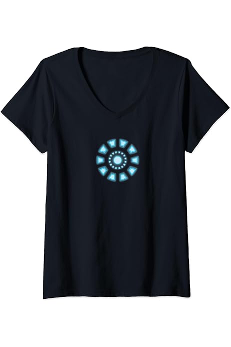 T-Shirt Iron Man Tony Stark - Réacteur Arc Marvel - 100% Coton, Coupe Classique - Homme/Femme