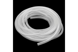 iMeistek Tuyau flexible en PVC transparent de 5 m, diamètre intérieur 10 mm x diamètre extérieur 13 mm, tuyau en vinyle PVC flexible pour tuyaux d'eau et d'air