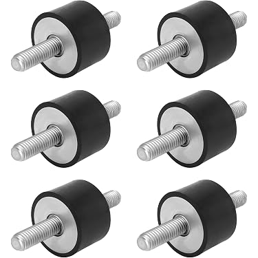 Sourcing Map 4 Stück Gummi Halterungen M12 Stecker Produktbild-Vorschau 8