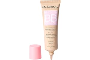 MCoBeauty - Miracle BB Cream - Primes and Tints - Everyday Skin Tone Balancing Face BB Cream - Contains Hyaluronic Acid and Glycerin - Medium Shade