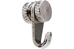 MARCS ARIAS SL Gancho de Sujeción para Nylon 1.8mm| Carga Máxima 15 kg | Ajuste Manual sin Herramientas | Montaje Directo en el Hilo | Apto para Uso Doméstico y Galerías (4)