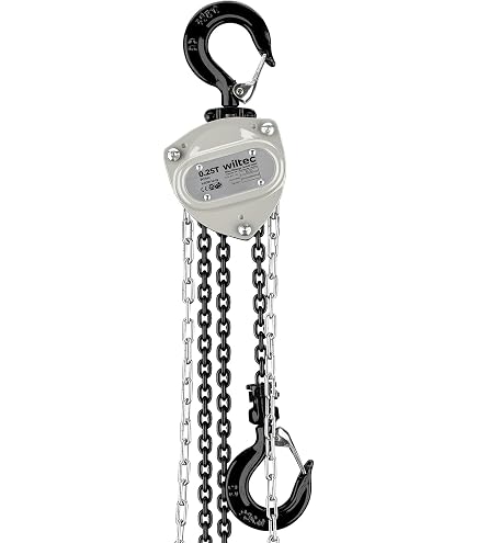 Premium Flaschenzug Aluminium Stirnradkettenzug 500 kg 3,0 m Hub Stirnradflaschenzug Mini Flaschenzug, Ratschzug, Chain Hoist, Alu Flaschenzug