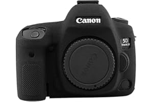 kinokoo - Custodia in silicone per Canon EOS 5D Mark IV per Canon EOS 5D Mark IV, superficie antiscivolo (nero)
