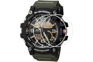 ONPRO Zshion - Lot de 2 protections d’écran en verre trempé 9H pour Casio G-Shock GG-1000, anti-traces de doigts, sans bulles, transparentes